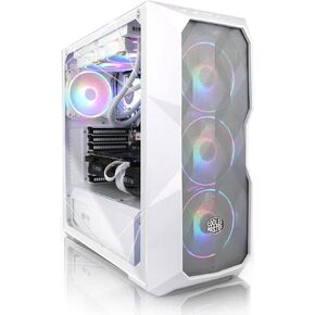 AVGPC Blizzard Gaming PC - Intel Core i9 11900KF, RTX 5060 Ti, 32GB DDR4, 1TB NVME M.2 SSD, 360mm Liquid Cooler, ARGB Fans, WiFi/AC, TD500 Mesh White Case, Windows 11 Home i9 5060 Ti
