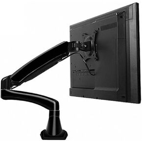 Aluminum 27inch 2-7kg 360 Rotate Clamp Air Press Gas Strut LCD Tv Table Mount Monitor Gas Spring Screen Desktop Support Bracket(White)