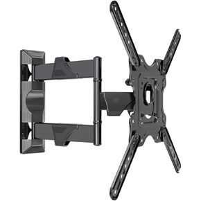 P4 Full Motion 32-55 Inch TV Wall Mount Flat Panel LED LCD Display Mount Bracket MAX.VESA 400x400mm Load 27.2kgs