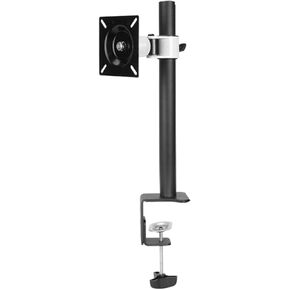DL-T500-140 Pivot Rotate clamp Base Steel Single Computer Monitor Stand LCD Monitor Mount Bracket Desktop Computer Desk Stand(DL-T500-140 Black)