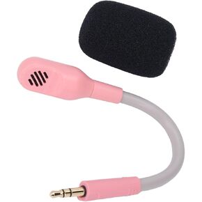 Removing Sound Microphone Replacement for Barracuda X Wireless Gaming Set, 3.5 Mm Removable Gaming Microphone (Pink)