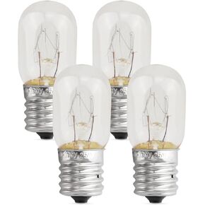 10692 Microwave Bulb Fit for GE Ovens and Microwaves 110-130V T7 E17 25W 4Pcs