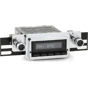 RetroRadio Compatible with 1964-66 Ford Mustang Features Include Bluetooth, AUX, AM/FM LAB-M1-125-54P-74PF1