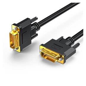 4K 30Hz DVI Cable DVI-D 24+1/24+5 Male to Male Daapter Gold Plated Converter Compatible with The HD TV Monitor 1m to 5m(5m)