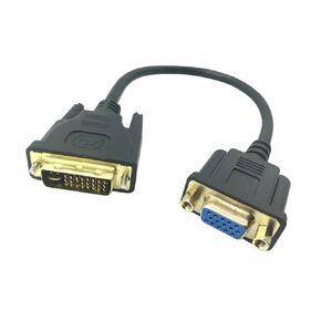 1FT DVI 24+5 Male to Female Video Converter DVI Cable DVI-I to Adapter Cable Compatible with The TV PS-3 PS-4 PC Display 1080P