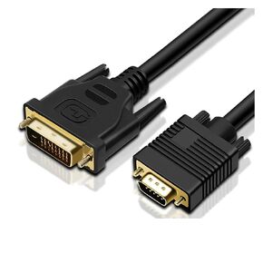 DVI Cable DVI-I 24+5 DVI I Male to Male Dual Link Adapter Converter Compatible with The Lap-top Monitor Cable DVI to 1.5/3/5m(5m)