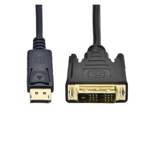 Displayport to DVI-D Single Link Cable 6ft 1.8m DP Male to DVI-D 18+1 Male Adapter Converter Cable Cord Compatible with The PC Monitor