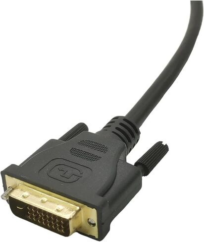 High Speed DVI Cable 1080p 3D Gold Plated p/Lug Male-Male DVI to DVI 24+1 PIN Cable 0.5M Compatible with The LCD DVD HDTV X-Box Monitor in Saudi Arabia