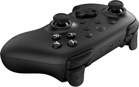 8Bitdo Ultimate 2 Bluetooth Controller for Switch/Switch 2 & Windows PC, Switch Pro Controller with TMR Joysticks, Switchable Hall Effect/Tactile Triggers, Vibration and Motion Control - Black in Saudi Arabia