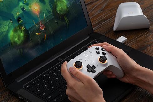 8Bitdo Ultimate 2 Bluetooth Controller for Switch/Switch 2 & Windows PC, Switch Pro Controller with TMR Joysticks, Switchable Hall Effect/Tactile Triggers, Vibration and Motion Control - Black in Saudi Arabia