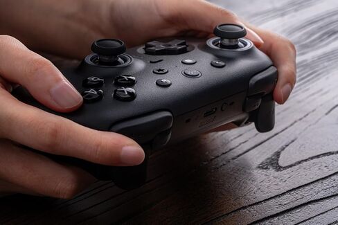 8Bitdo Ultimate 2 Bluetooth Controller for Switch/Switch 2 & Windows PC, Switch Pro Controller with TMR Joysticks, Switchable Hall Effect/Tactile Triggers, Vibration and Motion Control - Black in Saudi Arabia