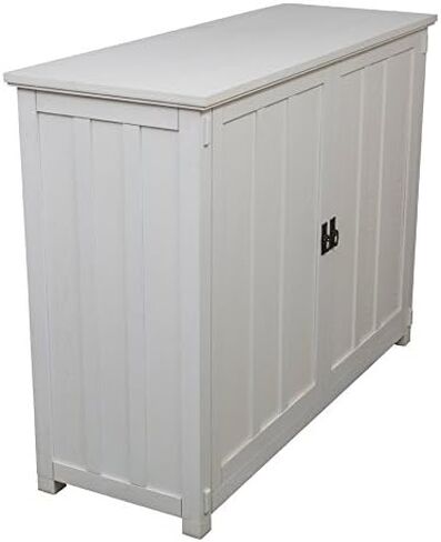 Touchstone Elevate TV Lift Cabinet-Model 72013-يناسب أجهزة التلفزيون حتى 50 بوصة قطري (عرض 45 بوصة)-Mission White Finish-SRV 3900 Lift-Wired & RF Remote-Alexa Compatible in Saudi Arabia