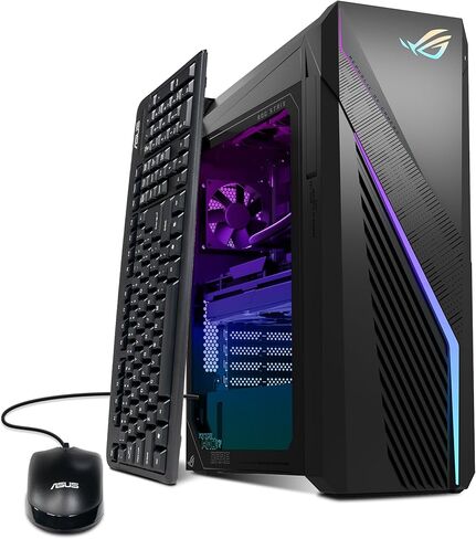 ASUS ROG G16CH (2024) Gaming Desktop PC ، Intel® Core ™ I7-14700F ، NVIDIA® GEFORCE RTX ™ 4060 DUAL ، 1TB NVME ™ PCIE® SSD ، 16GB DDR5 RAM ، Windows 11 ، G16CHR-DDS764 in Kuwait