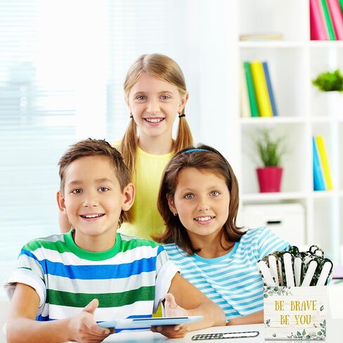 Whaline 101Pcs Cactus Flip Name Sticks with Carton Talking Flip Name Sticks Teacher Student Grouping Tally Sticks Name Tags for Home Classroom Educational Learning Activities Supplies in Kuwait