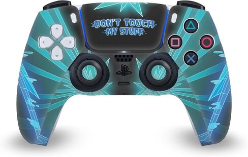 Head Case Designs Officially Licensed Rick And Morty Don't Touch My Stuff Graphics Vinyl Gaming Skin Decal Compatible With Sony PlayStation 5 PS5 Slim Digital Edition Console & DualSense Controller in Saudi Arabia