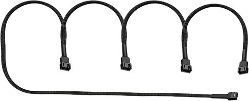 4-Pin PWM Fan Splitter Cable, PST Extension for PC Cooling, Daisy Chain Cable, 1 x 4-Pin PWM Connector, 88cm/34in in Saudi Arabia