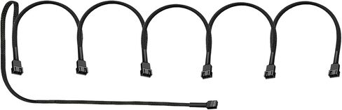 4-Pin PWM Fan Splitter Cable, PST Extension for PC Cooling, Daisy Chain Cable, 1 x 4-Pin PWM Connector, 88cm/34in in Saudi Arabia