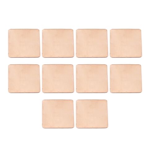 Rlecs 10pcs ic chipset/gpu/cpu الفواصل النحاسية الحرارية 20x20 × 0 in Saudi Arabia