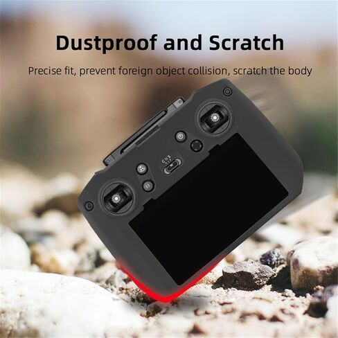 Silicone Case for DJI Mavic 3 Pro Fly More Combo (DJI RC Pro) /Mavic3PRO Cine/3 Cine Premium Combo/Mavic 3M/3T/3E for RC PRO Remote Controller Anti-Slip Protective Cover (Gray) in Saudi Arabia
