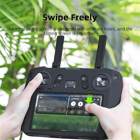Silicone Case for DJI Mavic 3 Pro Fly More Combo (DJI RC Pro) /Mavic3PRO Cine/3 Cine Premium Combo/Mavic 3M/3T/3E for RC PRO Remote Controller Anti-Slip Protective Cover (Gray) in Saudi Arabia