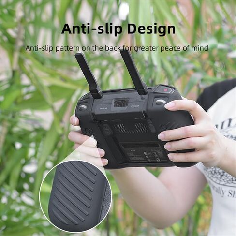 Silicone Case for DJI Mavic 3 Pro Fly More Combo (DJI RC Pro) /Mavic3PRO Cine/3 Cine Premium Combo/Mavic 3M/3T/3E for RC PRO Remote Controller Anti-Slip Protective Cover (Gray) in Saudi Arabia