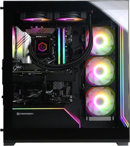 CyberPowerPC Gamer Xtreme VR Gaming PC ، Intel Core Ultra 7 265KF 3.9GHz ، Geforce RTX 5070 12GB ، 32GB DDR5 ، 2TB PCIE 4.0 SSD ، WIFI Ready & Windows 11 Home (GXIVR8760A17) in Kuwait