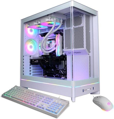 CyberPowerPC Gamer Xtreme VR Gaming PC ، Intel Core Ultra 7 265KF 3.9GHz ، Geforce RTX 5070 12GB ، 32GB DDR5 ، 2TB PCIE 4.0 SSD ، WIFI Ready & Windows 11 Home (GXIVR8760A17) in Kuwait
