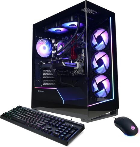 CyberPowerPC Gamer Xtreme VR Gaming PC ، Intel Core Ultra 7 265KF 3.9GHz ، Geforce RTX 5070 12GB ، 32GB DDR5 ، 2TB PCIE 4.0 SSD ، WIFI Ready & Windows 11 Home (GXIVR8760A17) in Kuwait
