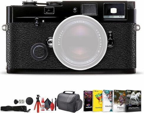 Leica MP 0.72 Rangefinder Camera (10302) + Corel Photo Software + Bag + Flex Tripod + Cleaning Kit in Saudi Arabia
