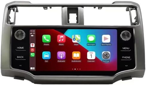 Radio Upgrade for Toyota 4Runner (2010-2019) Android Stereo Replacement 9 inch IPS Screen 8 Core 2G+32G Built-in Wireless Carplay/Android Auto/DSP Free Camera in Kuwait