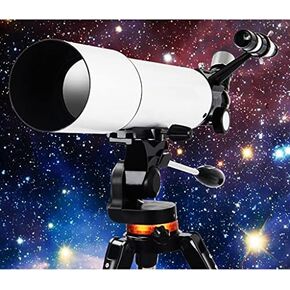 Telescope Telescope Telescopes for Kids & Beginners 500/80 Aperture Astronomy Telescopes with Adjustable Tripod, Portable Refractor Telescope Gift for Christmas Telescope