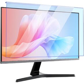 Hanging Anti Blue Light Screen Filter for 19-27 Inches Diagonal LED PC Laptop Monitor Blocks Harmful Blue Light Desktop Computer Monitor Protector,19inch 16:10