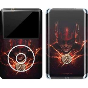 Skinit Decal MP3 Player Skin Compatible with iPod Classic (6th Gen) 80GB - Officially Licensed Warner Bros The Flash Movie: The Flash Poster Design