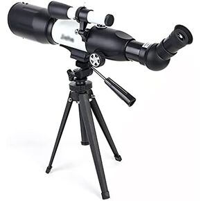 Telescope AWJ Telescope 50mm Aperture and 350mm Focal Length Stable Tripod and HD View Astronomical Telescope with Finder Scope Handheld Telescope Telescope