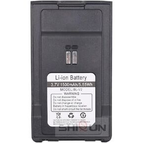 BAOFENG BL-V2 Battery for BF-C2 Walkie Talkie 1500mAh Li-ion Battery Compatible with BF-V9 Two Way Radio C2 Battery 3.7V 5.55wh