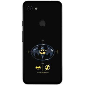 Skinit Decal Phone Skin Compatible with Google Pixel 3a - Officially Licensed Warner Bros The Flash Movie: Batman Multiverse Logos Design