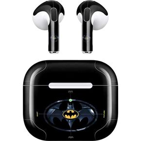 Skinit Decal Audio Skin Compatible with Apple AirPods (3rd Gen, 2021) - Officially Licensed Warner Bros The Flash Movie: Batman Multiverse Logos Design
