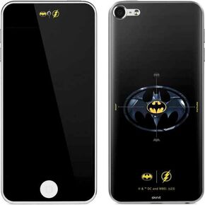 Skinit Decal MP3 Player Skin Compatible with iPod Touch (6th Gen 2015) - Officially Licensed Warner Bros The Flash Movie: Batman Multiverse Logos Design