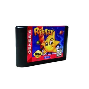 Royal Retro Ristar - USA Label Flashkit MD Electroless Gold PCB Card for Sega Genesis Megadrive Video Game Console (NTSC-U)