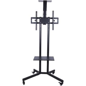 32-60 Inch LCD LED Plasma TV Mount Floor Display Stand Carts/Trolley with DVD Holder and Camera Holder