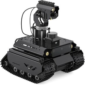 Waveshare UGV Beast ROS 2 Open-Source Off-Road Tracked AI Robot, Dual Controllers, Computer Vision, All-Metal Body, Flexible and Expandable, Compatible with Raspberry Pi 5 (Not Included)