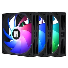 مروحة الهواء TL-C12C-X28-S X3 CPU Thermalright ، مروحة Argb Silent Computer Case ، سماكة 28 مم ، حتى 1550 دورة في الدقيقة تبريد الكمبيوتر الشخصي ، لمبرد وحدات المعالجة المركزية والهيكل ، 3 عبوات