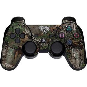 Skinit Decal Gaming Skin Compatible with PS3 Dual Shock Wireless Controller - Officially Licensed NFL Jacksonville Jaguars Realtree Xtra Green Camo Design