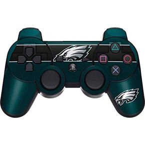 Skinit Decal Gaming Skin Compatible with PS3 Dual Shock Wireless Controller - Officially Licensed NFL Philadelphia Eagles Zone Block Design