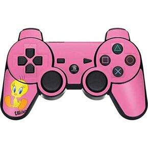 Skinit Decal Gaming Skin for PS3 Dual Shock Wireless Controller - Officially Licensed Warner Bros Tweety Pinky Design