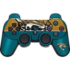 Skinit Decal Gaming Skin Compatible with PS3 Dual Shock Wireless Controller - Officially Licensed NFL Jacksonville Jaguars Zone Block Design