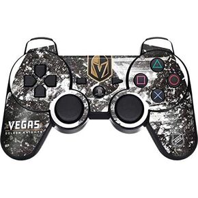 Skinit Decal Gaming Skin for PS3 Dual Shock Wireless Controller - Officially Licensed NHL Vegas Golden Knights Frozen Design