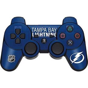 Skinit Decal Gaming Skin for PS3 Dual Shock Wireless Controller - Officially Licensed NHL Tampa Bay Lightning Lineup Design