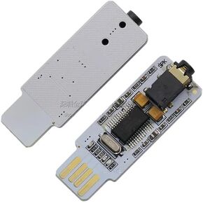 PCM2704 USaB Sound Card, Mini Card Dac Desktop Computer Notebook External Independent Drive-New 2025 High for Reliable Electronic Component, Precision, Stable Performance