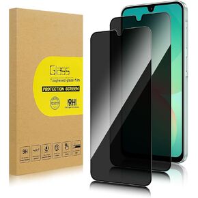 2 Pack Privacy Screen Protector for Samsung Galaxy A36 5G[Anti-Spy Tempered Glass], Ultra HD, Anti-Scratch, Bubble-Free, Easy Install 9H Protective Glass for Galaxy A36